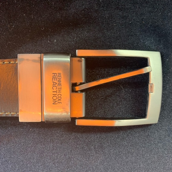 Mens Kenneth Cole reaction leather reversible belt - Picture 8 of 8